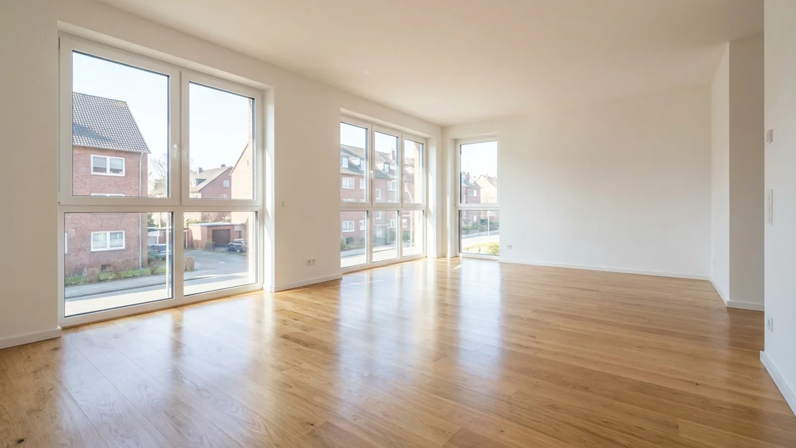 Besenreine Neubauwohnung in Hamburg nach der Endbaureinigung
